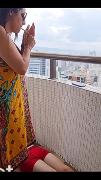 Goddess Kiffa Is Relaxing in a Hotel