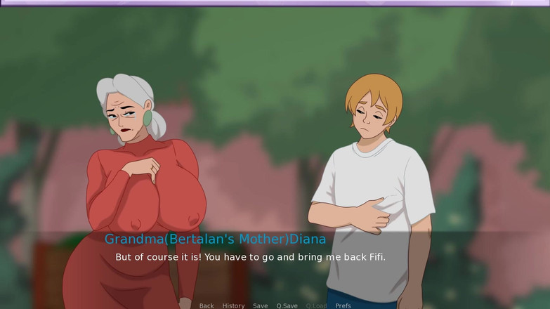 Miss Kitty 2K: Тайна дома - часть 49, загорание старой киски, от Foxie2k