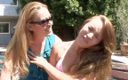 Lesbian Illusion: Blonde dirty milf aroused at the sight of her teen...