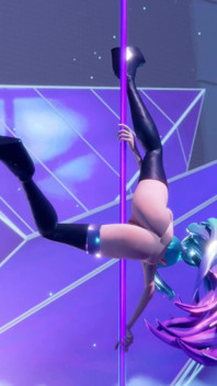 3D Seraphine Lol Pole Dance