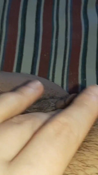 I Masturbate My Innocent Unshaven Pussy While My Parents Are at Work
