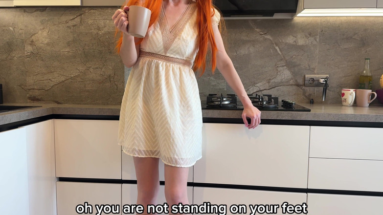 CumInMyMouthBaby: Masáž pro macechu skončila šukáním a výstřikem na kozy ruská amatérka...