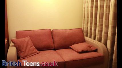 British Teens: Naughty 18-year-old college girl masturbating.