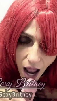 Cum-in-mouth POV Cum-pilation - Vol. 2 - Big N Sexy Britney Loves to Swallow Those Huge Loads! - Full-length HD Video