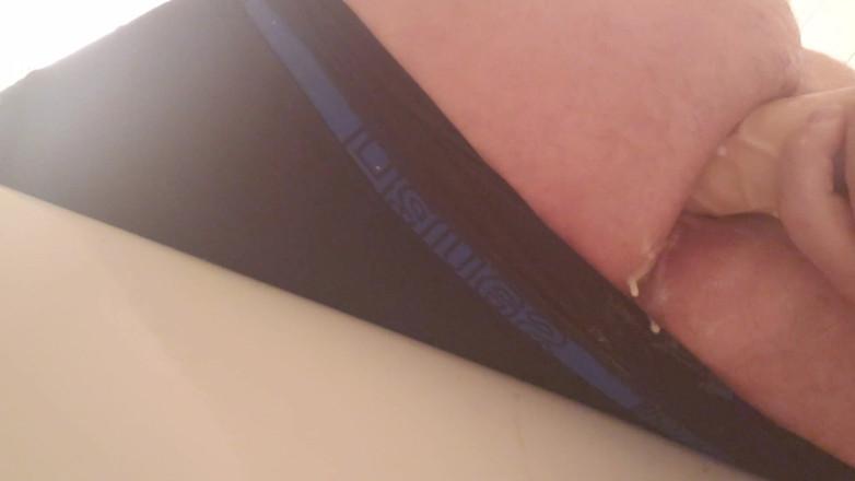 Charlieboy69: Deep Anal Dildo in the Shower