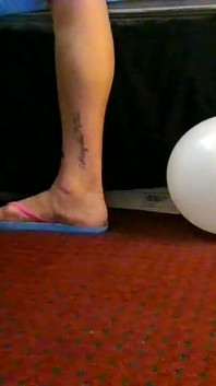 White Flip Flops Pop White Belons