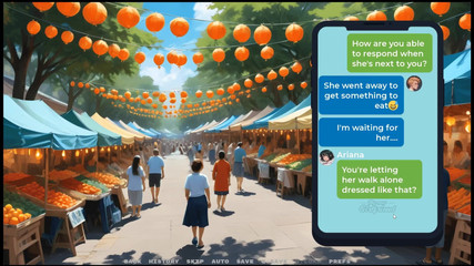 Cumming Gaming: My New Girlfriend [ Taboo Hentai Game ] Ep.22 GF Walking Around...