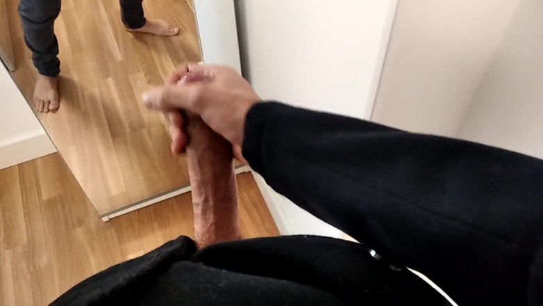 Elvissc: Elegant Man Masturbates His Big Fat Dick and Empties His...