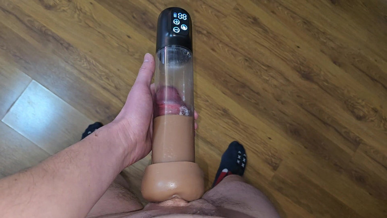 Fap_man93: Після оргазму - накачування мого члена в заповнений спермою вакуумний насос