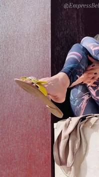 Shoeplay and Dangling From Empressbellasadica in Public