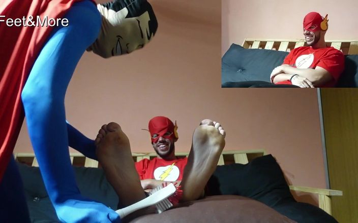 Fer All for pleasure: Super-homem mostra cócegas