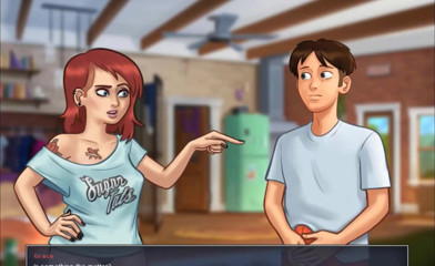 Cartoon Play: Summertime saga part 251 - hard in shower