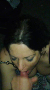 Mature Slut Gives Outdoor Blowjob with Cum in Mouth