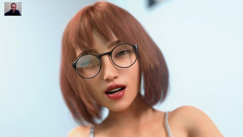 3DXXXTEEN2 Cartoon: Cute girl plays with her pussy and fucks herself with...