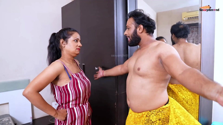Kilash: Desi Indian Stepsister Pink Pussy Yellow Saree Stepson Falls in...