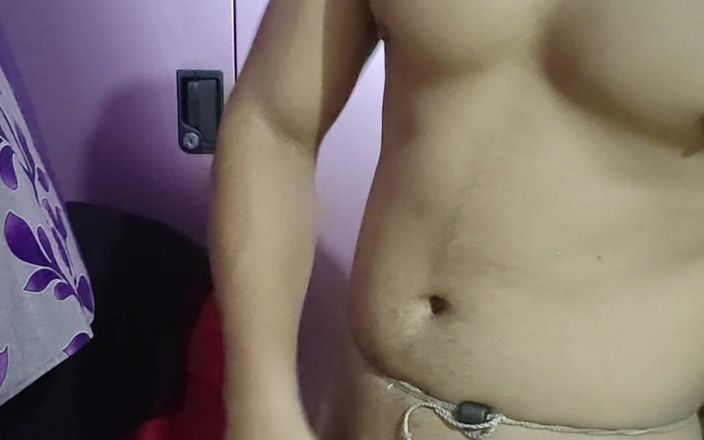 Bhola: Village Desi Boy Showing Big Hard Dick and Jerking