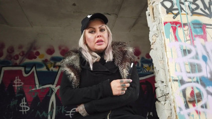 Fetish videos by Alex: Blonde lady smokes an electronic cigarette