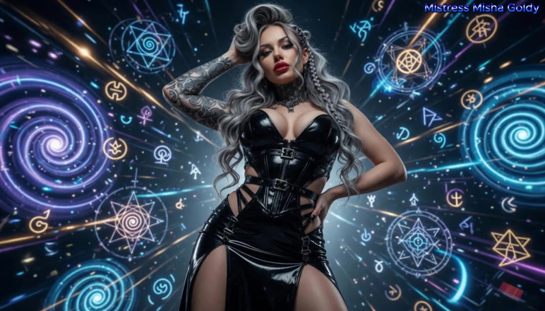 Goddess Misha Goldy: Sentir mes parasites éclore pendant que tu t’effondres comme une salope...