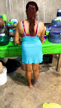 Hotwife Allow Fingering Husband Her Pussy While She Cooking