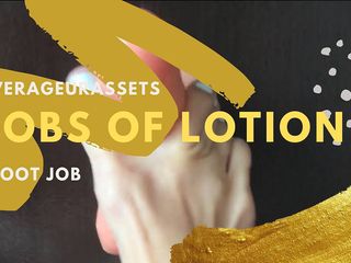 Leverage UR assets: Trabajo de pies con gobs of lotion - 1