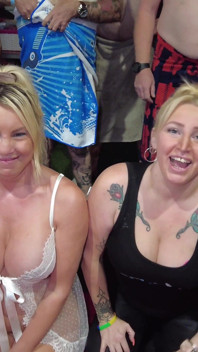Wild MILF and a Skinny Redhead Teen Want to Be Covered in Cum