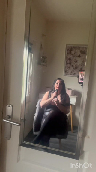 Maitresse Clara: JOI przed swoim odbiciem w lustrze