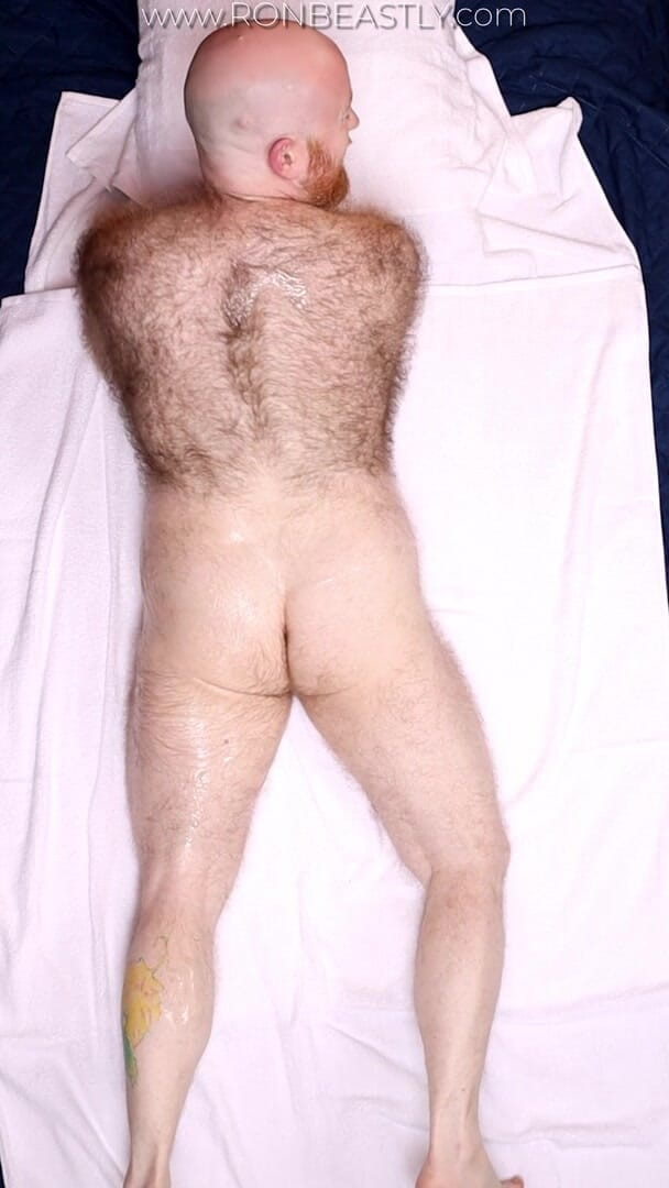 RonBeastlyFTM: Oily Boy - Ftm Bear Oily Jack off Sesh