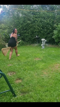 Me Just Being an Idiot Again!! Flying My Broom