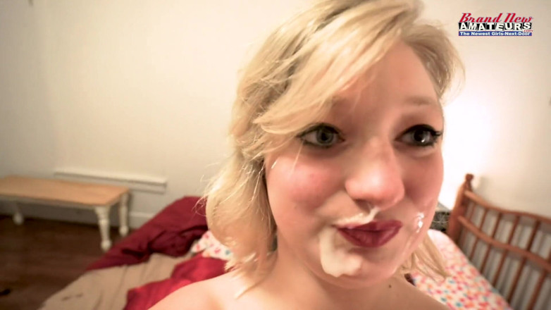Brand New Amateurs: Faith, BBW courte et dévergondée de 18 ans, chevauche une bite...