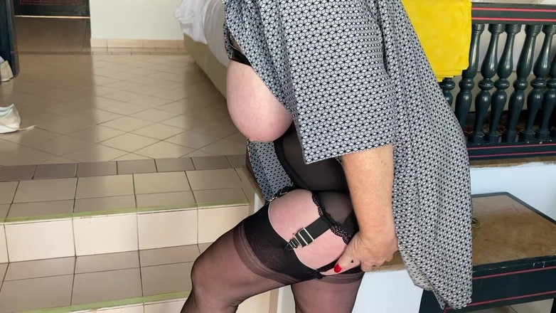 Aunty Sandra vintage girdle queen: Zia sandra nella sua incredibile corsella oc