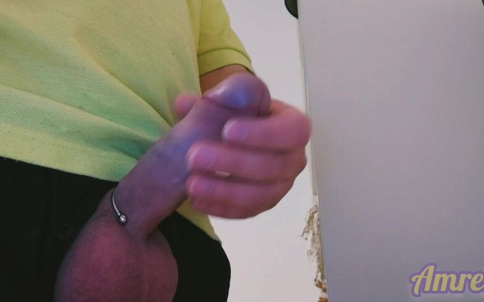 Amreis: Morning Erection and Jerk off with Cum on the Table
