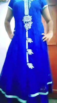 Indischer Schwuler Transvestisten Gaurisissy XXX Sex in Blue Lehanga