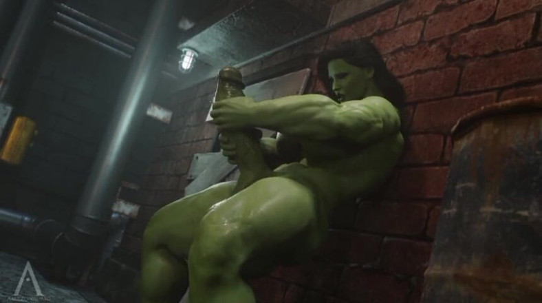 Divide XXX: Amazonium3d - ella hulk smash