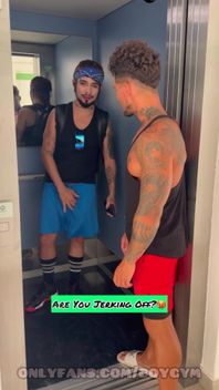 I Discover This Latin Boy in the Elevatormy Big Cock Fucks Him