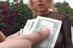 Black Sinner: Blonde with big boobs in threesome action