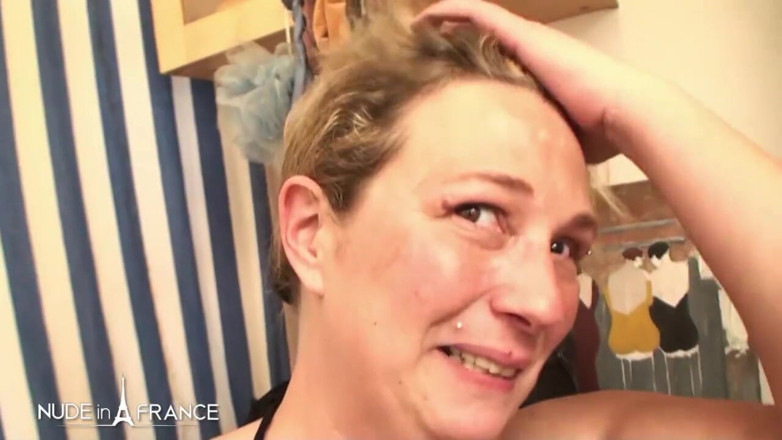 Nude in France: BBW mature in sexy lingerie hungry of cock hard banged...