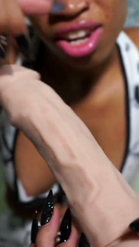 Long Black Pointy Kuku Mengusik & Joi- Dewi Rosie Reed mengusik dengan kuku hitam panjang- 1080p HD