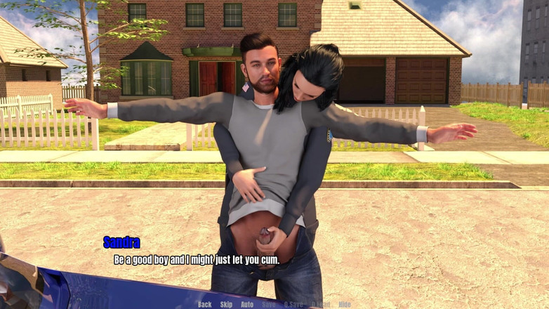 3D Cartoon Porn: 奶奶的房子 10 - 警察桑德拉给托马斯打手枪直到他射精