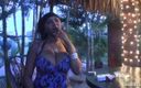 Smoke it bitch: Vollbusige rauchige dominikanische dame