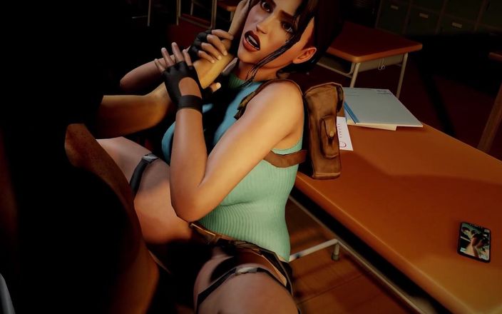 Wraith ward: Klasyczna Lara Croft ujeżdża kowboj | Parodia Tomb Raider