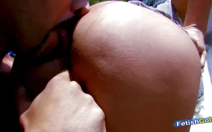 Fetish Gold: Lucky bald guy with big cock fucks young big titted...