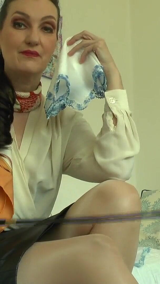Lady Victoria Valente: Sniffing Handkerchiefs and Jerk-off Games, Part 2, Lady Victoria Valente