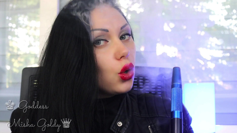 Goddess Misha Goldy: Komm zu meiner großen roten verführung und großen nutte-rauch