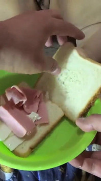 My Anal Slave Eats a Delicious Sandwich Prepared in Her Ass Hole