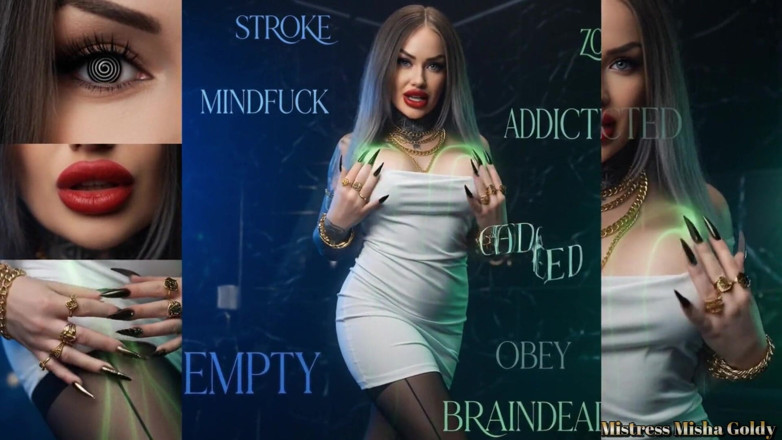 Goddess Misha Goldy: My Helpless Brainless Pleasure Zombie