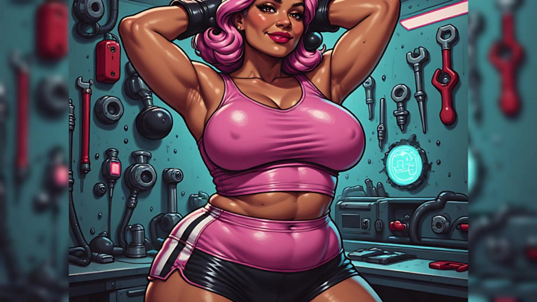 AI Porn: Sexy ženy Boxercise Art