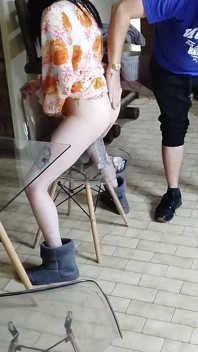 我抓住了我的女朋友。