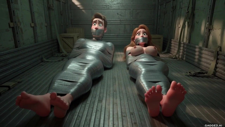 Gagged AI Cartoons: Meet the Millers