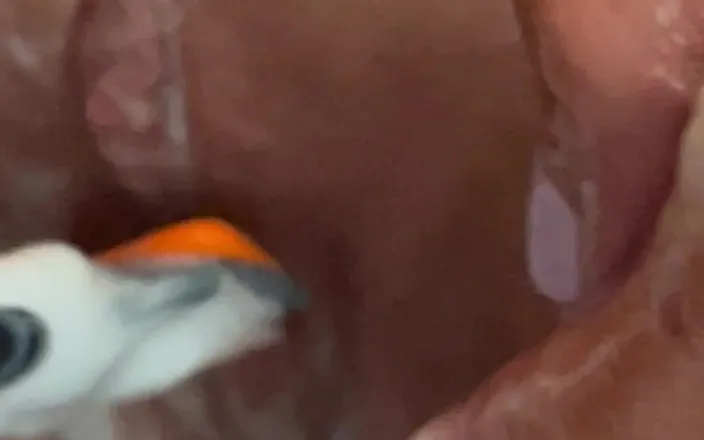 Puck and pussy: Shaving Under the Shower