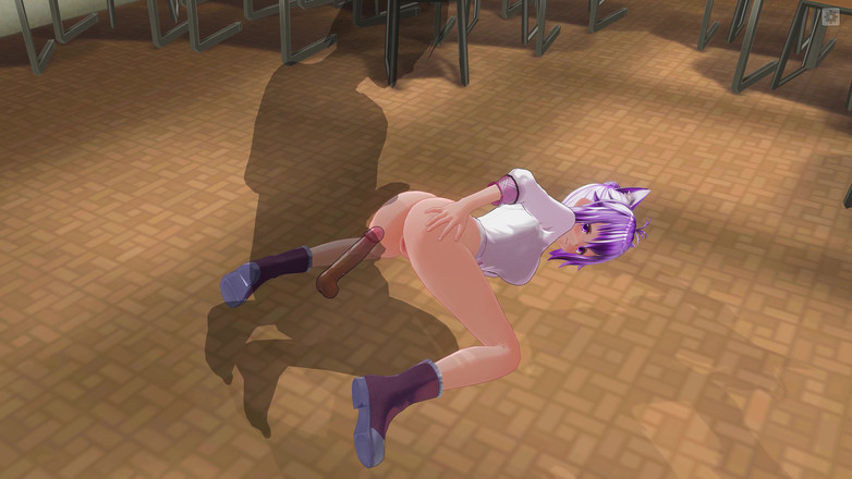 H3DC: 교실 바닥에서 엉덩이에 따먹히는 3D 헨타이 여대생